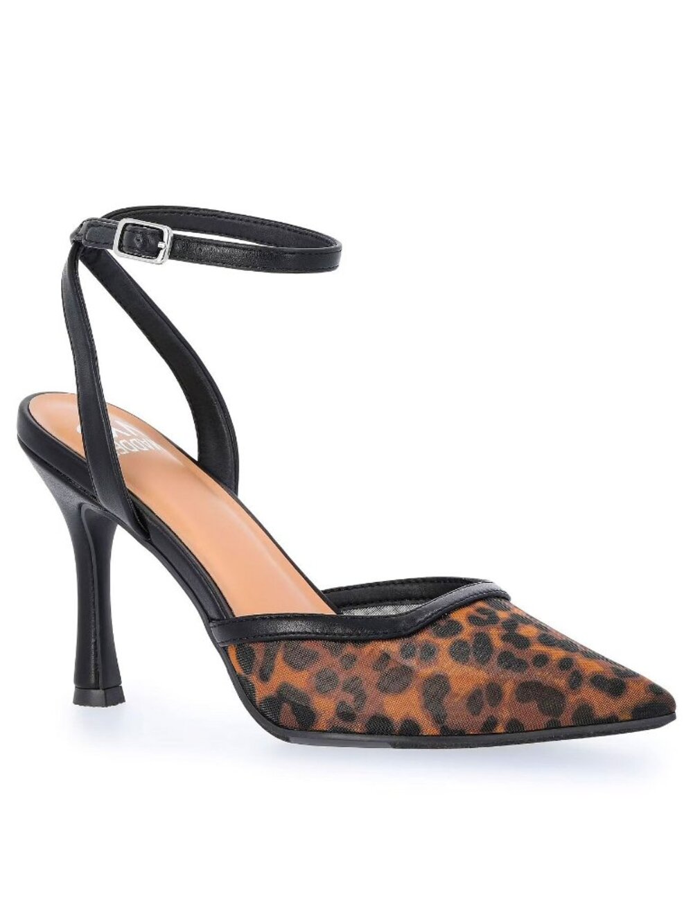 [NEW] WOMEN'S MADDEN NYC LEOPARD HIGH HEELS WOMEN'S MESH POINTED TOE HEELS